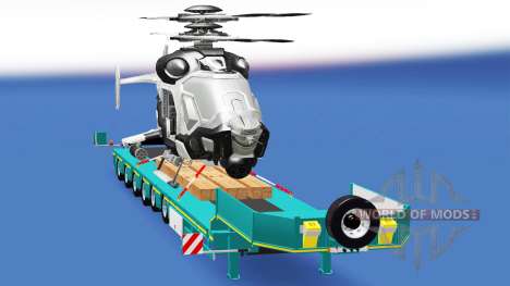 Bas de balayage avec un cargo, d'un hélicoptère  pour American Truck Simulator