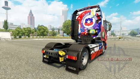 Le Chili Copa 2014 de la peau pour Iveco tracteu pour Euro Truck Simulator 2