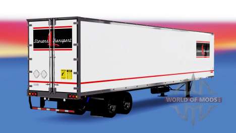 La peau Stevens Transport sur semi-remorque pour American Truck Simulator