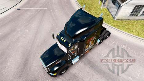 La peau AC-DC tracteur Peterbilt 386 pour American Truck Simulator