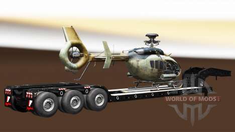 Semi transportant du matériel militaire v1.4 pour Euro Truck Simulator 2