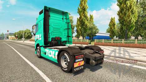 Péage de la peau pour Volvo camion pour Euro Truck Simulator 2