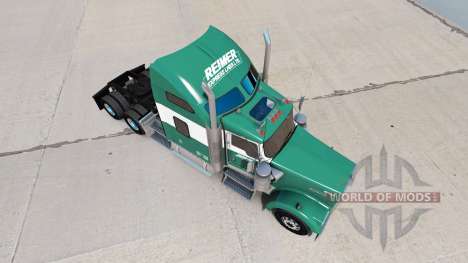 La peau Reimer Express Lines sur le camion Kenwo pour American Truck Simulator