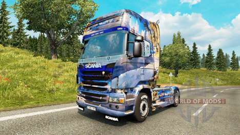 De la peau en hiver pour Scania camion pour Euro Truck Simulator 2