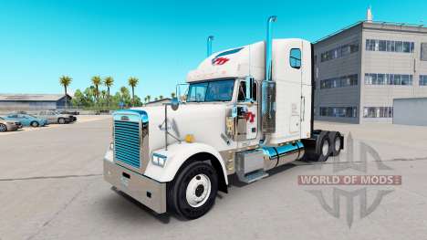 Haut FTI Transport auf Sattelzugmaschine Freight für American Truck Simulator