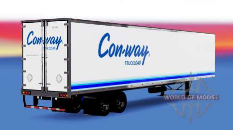 All-Metall-semi-trailer Conway für American Truck Simulator