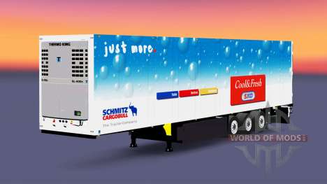 Le frigorifique semi-remorque Schmitz Cargobull pour Euro Truck Simulator 2