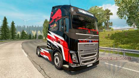 Red Bull skin für Volvo-LKW für Euro Truck Simulator 2