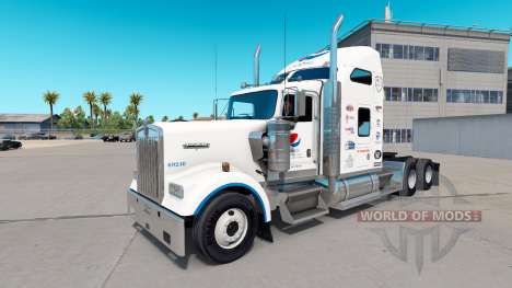 Pepsi peau pour le Kenworth W900 tracteur pour American Truck Simulator