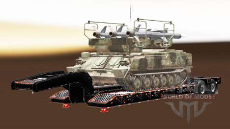 Semi Durchführung militärischer Ausrüstung v1.4. für Euro Truck Simulator 2
