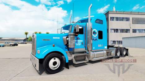 Gordon Trucking Haut für Kenworth W900 Zugmaschi für American Truck Simulator