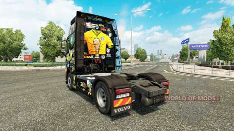 Brasil 2014-skin für den Volvo truck für Euro Truck Simulator 2