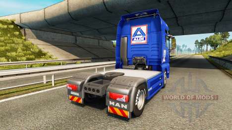Aldi skin für MAN-LKW für Euro Truck Simulator 2