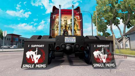 Kotflügel I Support Single Moms v1.4 für American Truck Simulator