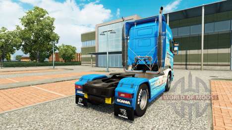 La peau Klanatranas sur tracteur Scania pour Euro Truck Simulator 2
