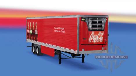 Kühl-Auflieger Coca-Cola für American Truck Simulator