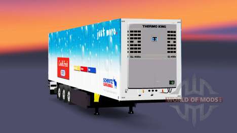 Le frigorifique semi-remorque Schmitz Cargobull pour Euro Truck Simulator 2