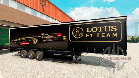 La peau Lotus F1 semi pour Euro Truck Simulator 2