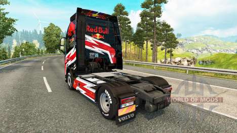 Red Bull skin für Volvo-LKW für Euro Truck Simulator 2