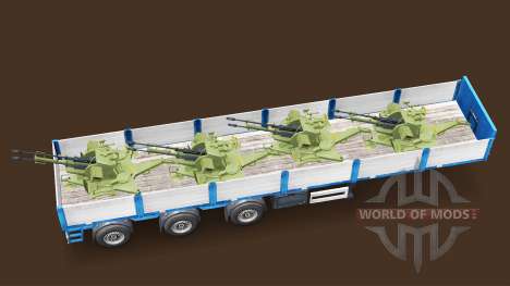 Semi transportant du matériel militaire v1.4.1 pour Euro Truck Simulator 2