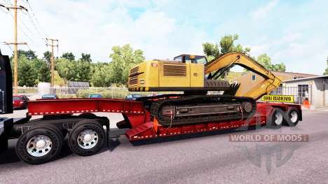 Low sweep mit übergroßen Ladung für American Truck Simulator