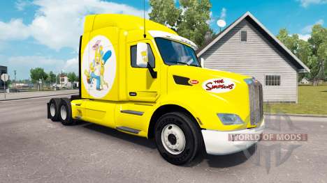 Simpsons de la peau pour le camion Peterbilt pour American Truck Simulator