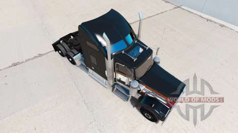 La peau sur Aarons camion Kenworth W900 pour American Truck Simulator