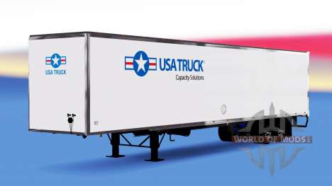 All-Metall-semi-trailer-USA-Truck für American Truck Simulator