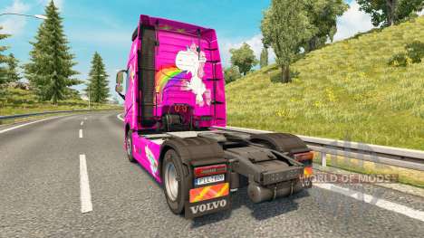 Dee Dee skin für Volvo-LKW für Euro Truck Simulator 2