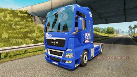 Aldi skin für MAN-LKW für Euro Truck Simulator 2