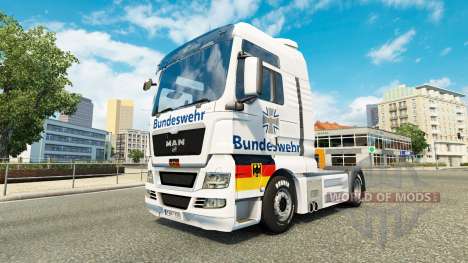 De la Bundeswehr, le skin for MAN truck pour Euro Truck Simulator 2