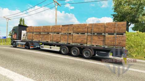 Semitrailer Wielton platform pour Euro Truck Simulator 2