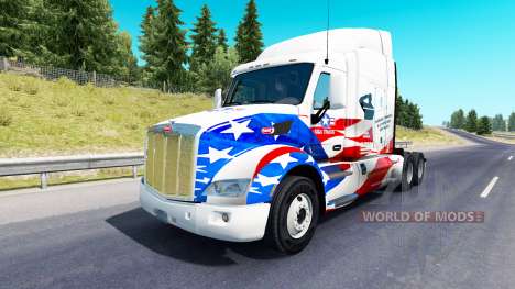 La peau etats-unis Camions de camion Peterbilt pour American Truck Simulator