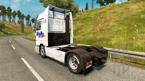 Haut Milchstraße auf dem Traktor Mercedes-Benz für Euro Truck Simulator 2