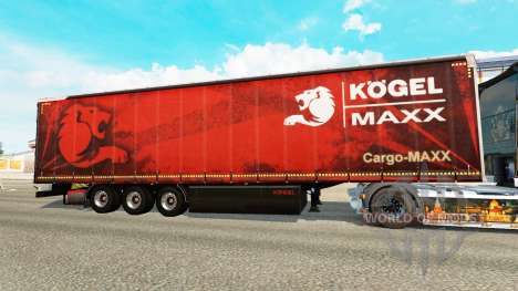 Rideau semi-remorque Kogel maxx pour Euro Truck Simulator 2