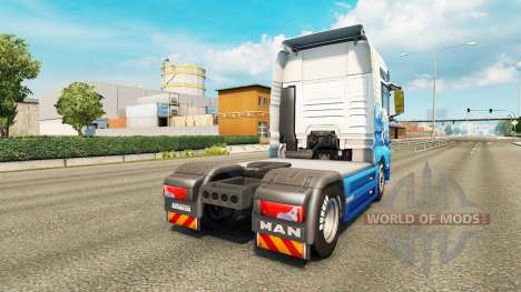 Haut Klanatrans für Traktor MAN für Euro Truck Simulator 2