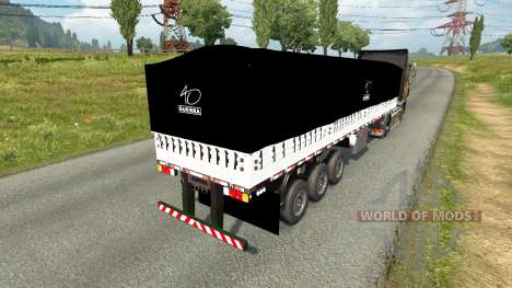 À bord de l'inclinaison semi-remorque pour Euro Truck Simulator 2