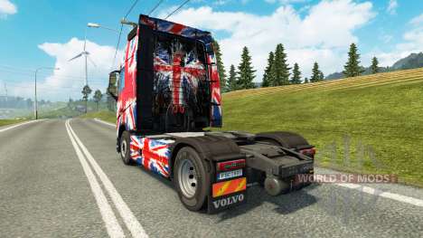 L'Angleterre Copa 2014 de la peau pour Volvo cam pour Euro Truck Simulator 2