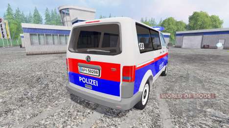Volkswagen Transporter T5 Police v2.0 für Farming Simulator 2015