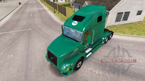 Die Haut R-L-Träger auf dem LKW Volvo VNL 670 für American Truck Simulator