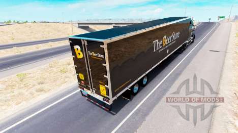 Haut Das Bier-Shop auf Sattelzugmaschine Volvo V für American Truck Simulator