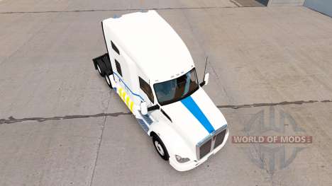 La peau des Transports du Québec sur tracteur Ke pour American Truck Simulator