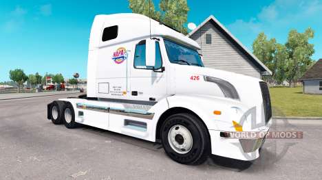 La peau NAPA sur tracteur Volvo VNL 670 pour American Truck Simulator