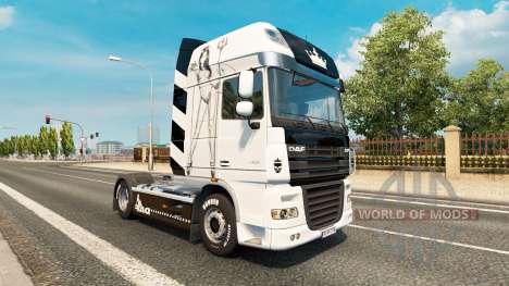 Lil Diable de la peau pour DAF camion pour Euro Truck Simulator 2
