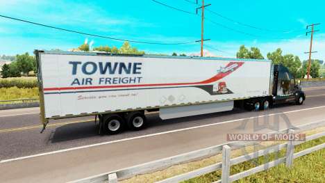 La peau Towne Fret Aérien sur la remorque pour American Truck Simulator
