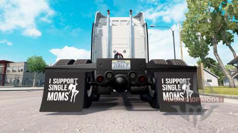 Kotflügel I Support Single Moms v1.1 für American Truck Simulator