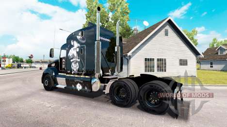 Motorhead peau pour le camion Peterbilt 386 pour American Truck Simulator