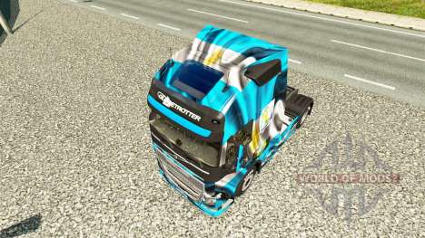 L'Argentine Copa 2014 de la peau pour Volvo cami pour Euro Truck Simulator 2