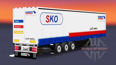 Vorhang Auflieger-Schmitz Cargobull für Euro Truck Simulator 2