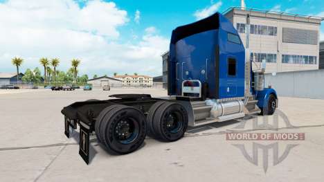 La peau YRC sur le camion Kenworth W900 pour American Truck Simulator